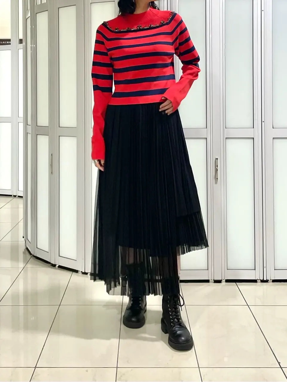 GRACE CONTINENTAL yoshi コーディネート画像