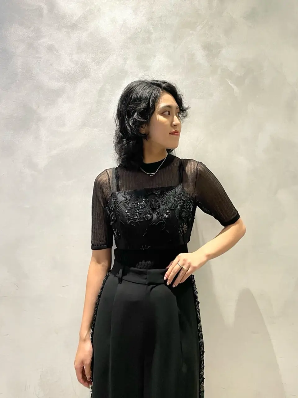 GRACE CONTINENTAL yoshi コーディネート画像