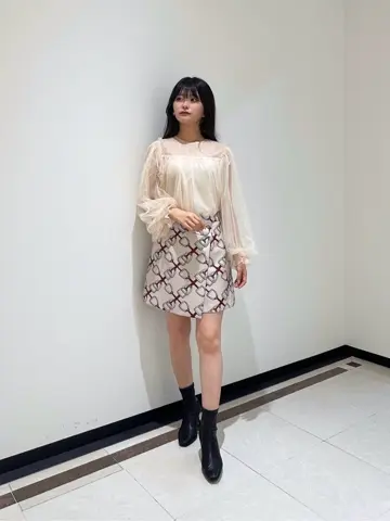 GRACE CONTINENTAL MORITA AI コーディネート画像