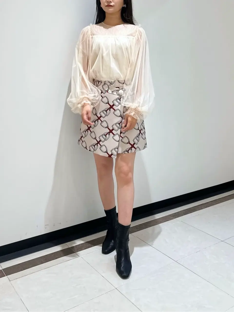 GRACE CONTINENTAL MORITA AI コーディネート画像