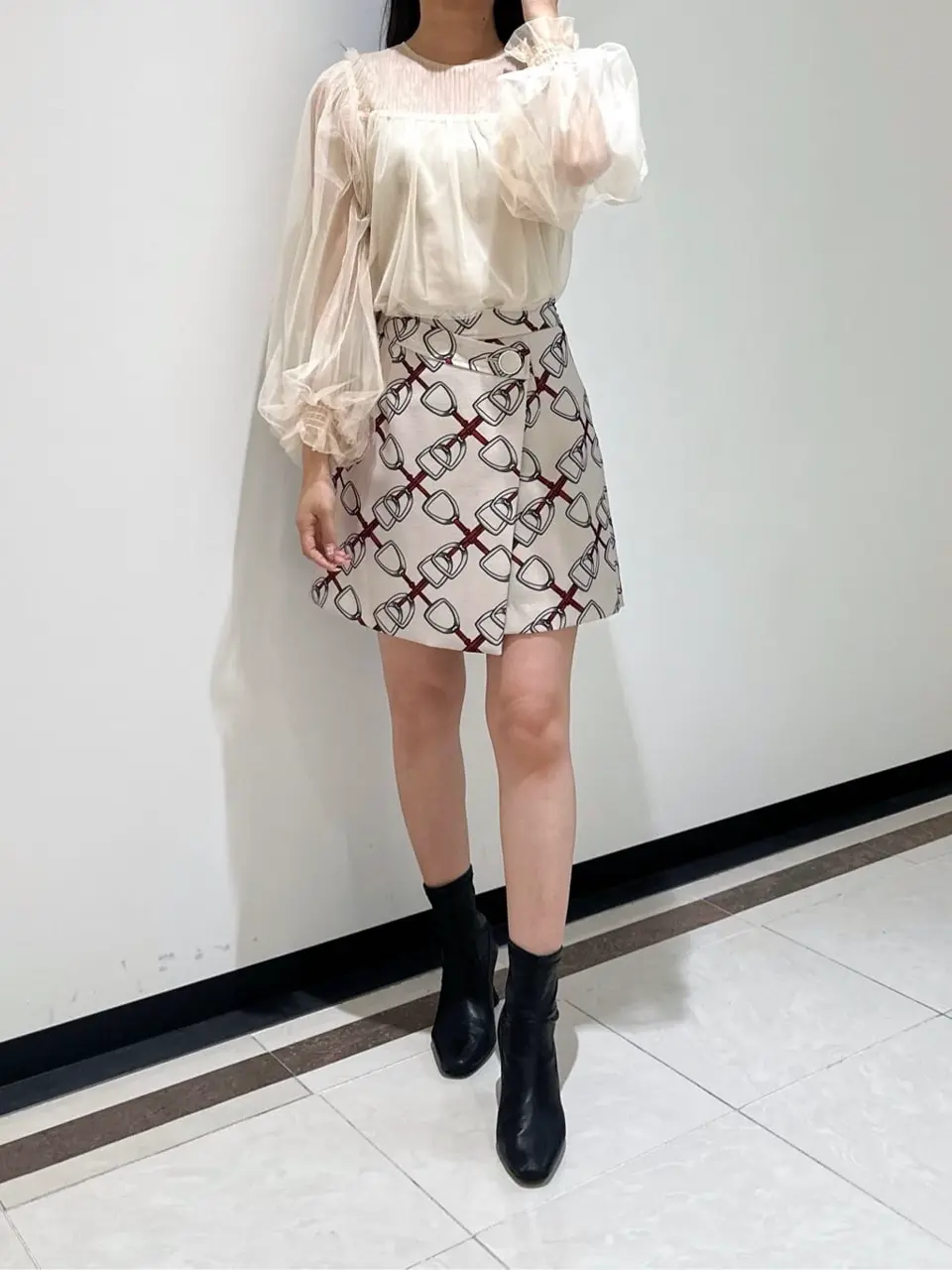 GRACE CONTINENTAL MORITA AI コーディネート画像