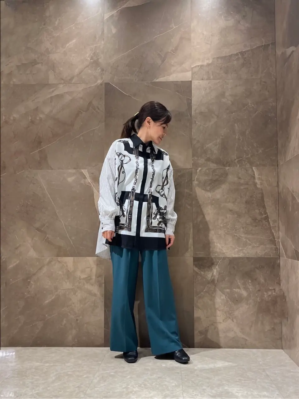 GRACE CONTINENTAL 穐山　香織 コーディネート画像