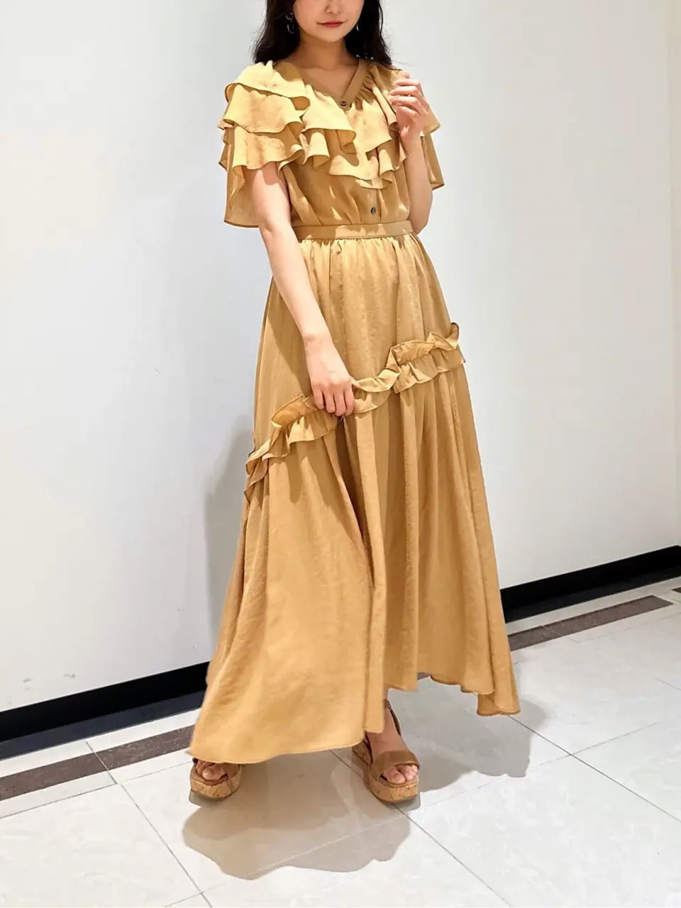 GRACE CONTINENTAL MORITA AI コーディネート画像