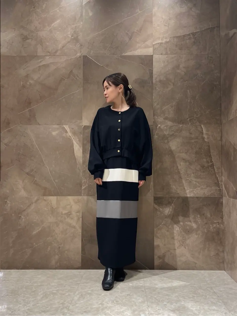 GRACE CONTINENTAL 穐山　香織 コーディネート画像