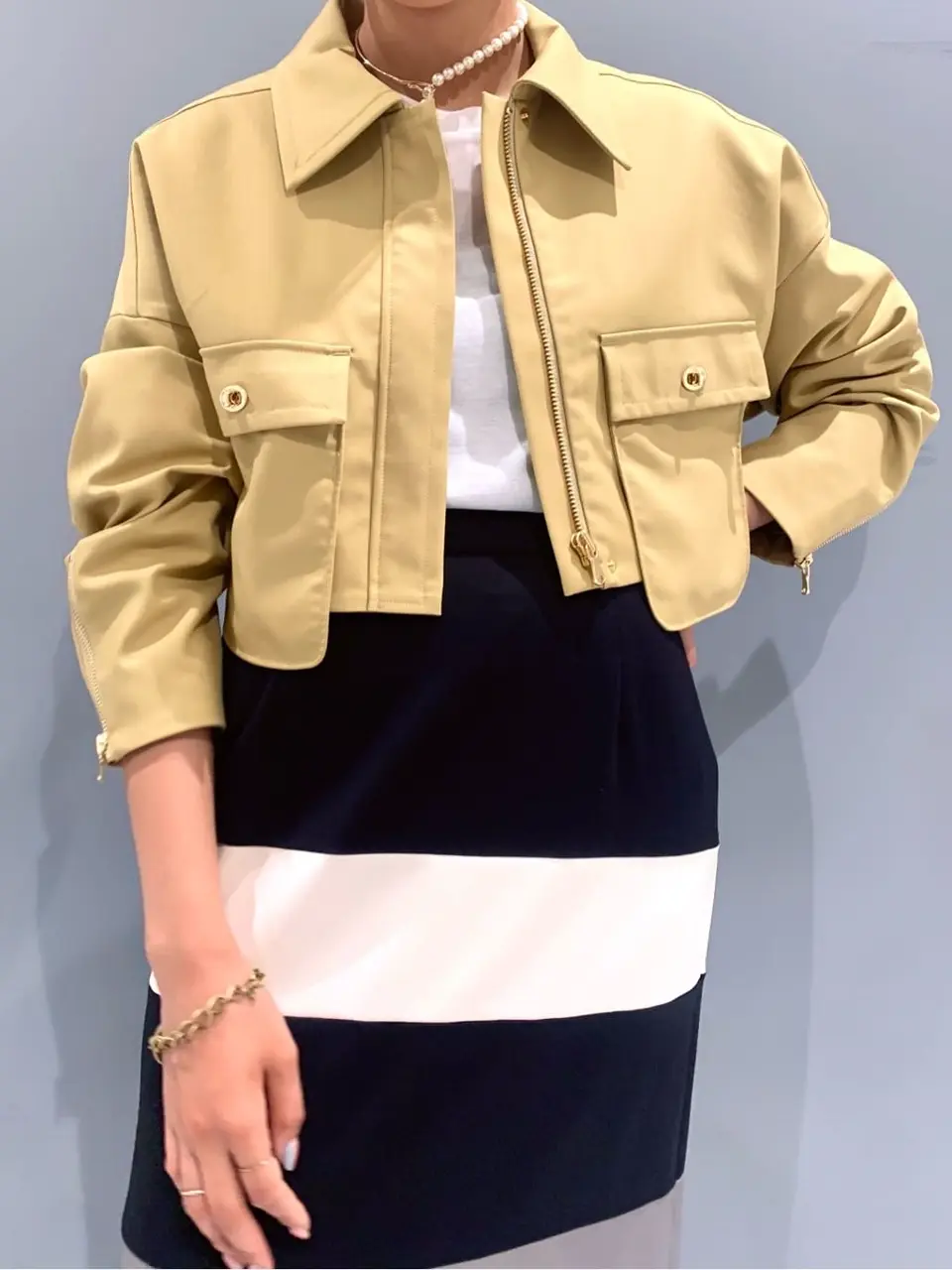 GRACE CONTINENTAL haruka iwasaki コーディネート画像