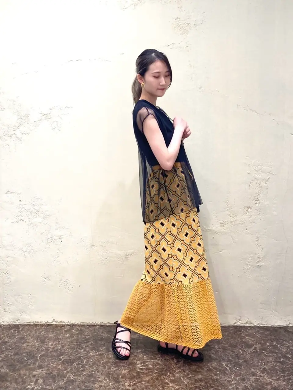 GRACE CONTINENTAL sa-ya コーディネート画像