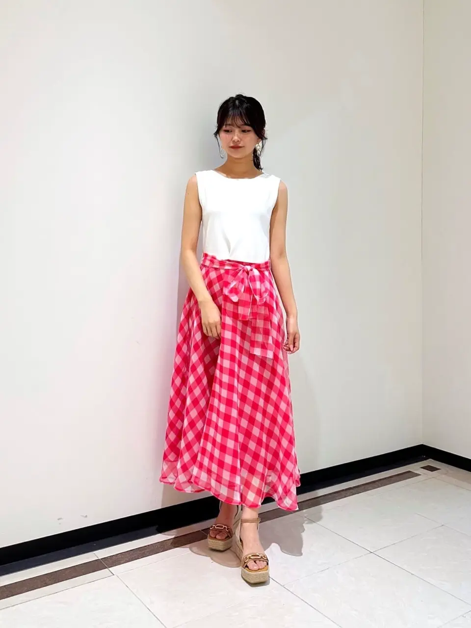 GRACE CONTINENTAL MORITA AI コーディネート画像