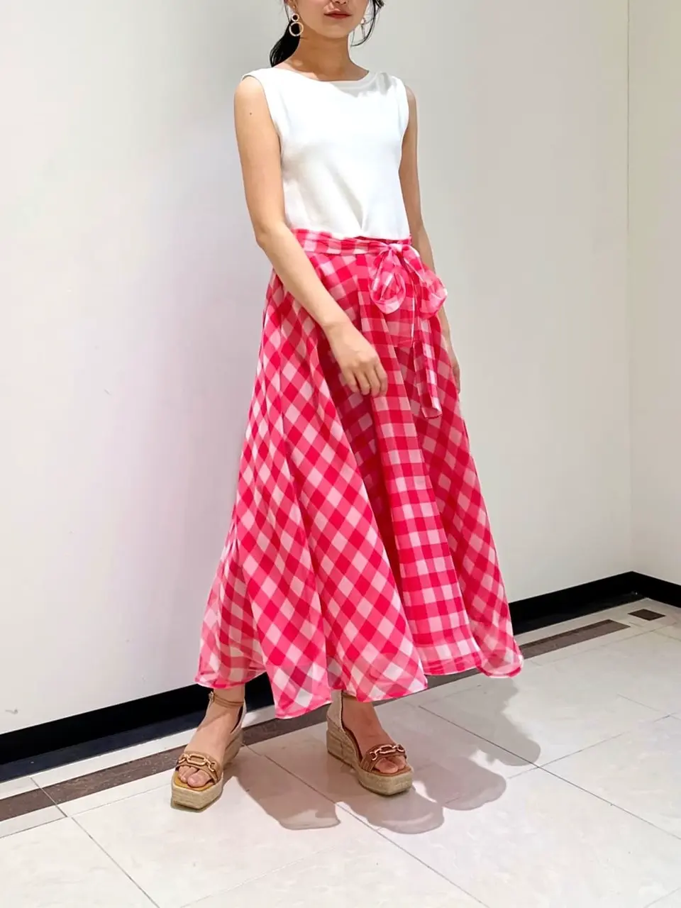 GRACE CONTINENTAL MORITA AI コーディネート画像