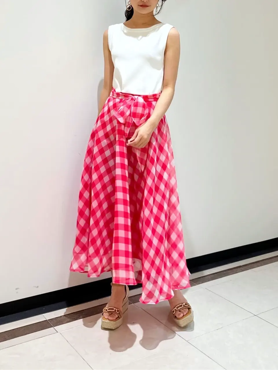 GRACE CONTINENTAL MORITA AI コーディネート画像