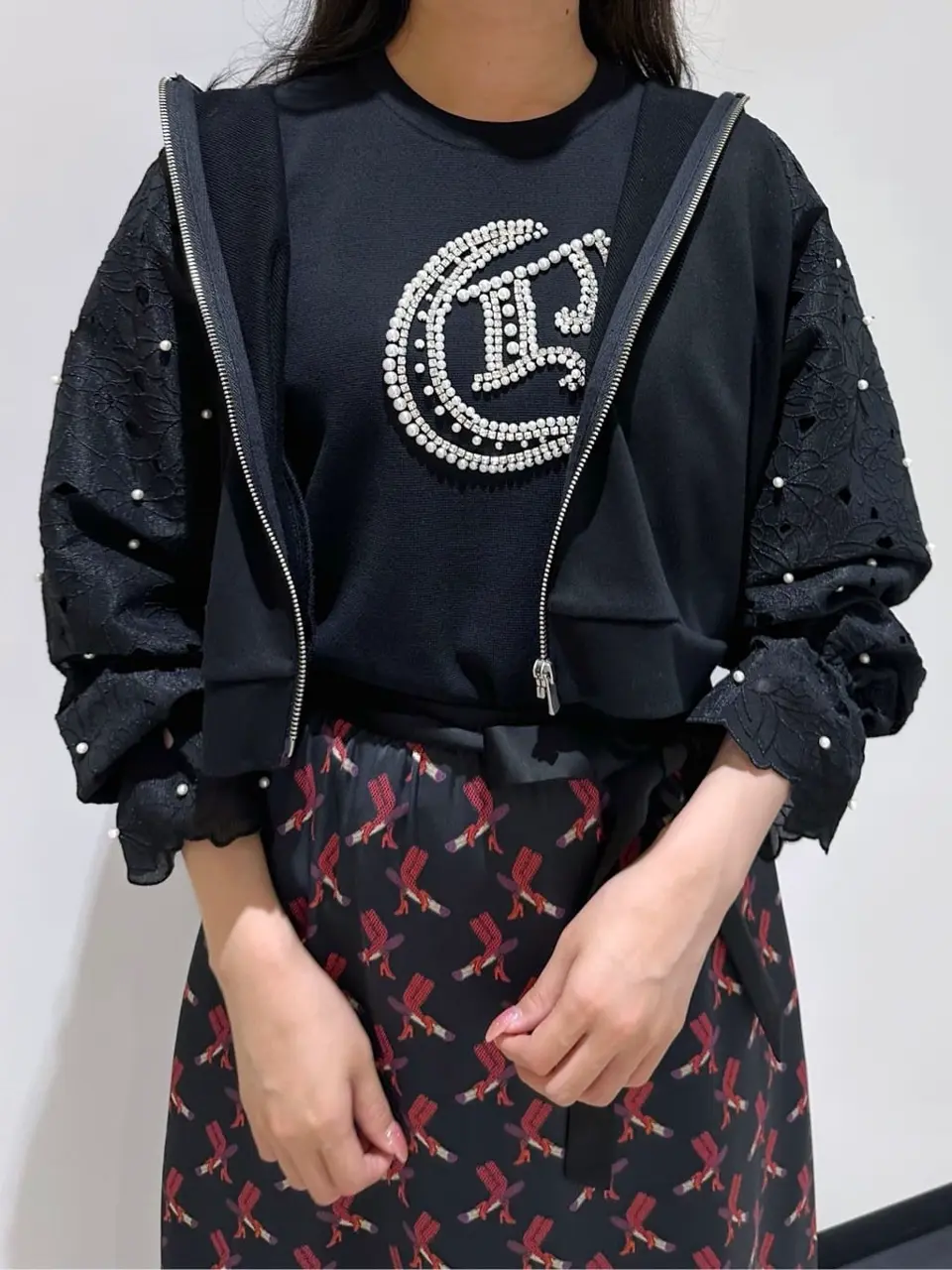 GRACE CONTINENTAL MORITA AI コーディネート画像