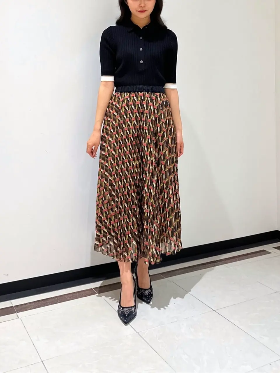 GRACE CONTINENTAL MORITA AI コーディネート画像