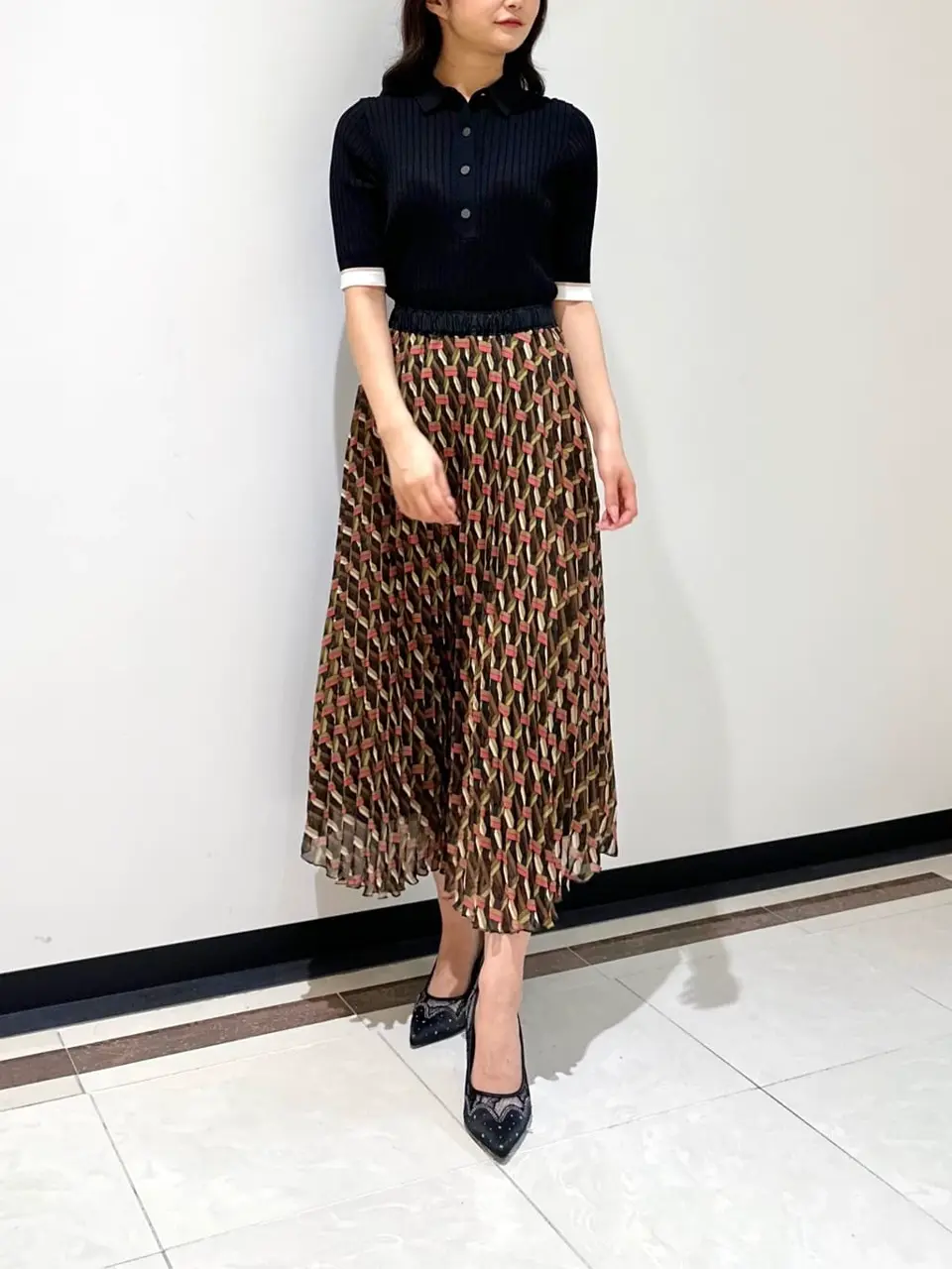 GRACE CONTINENTAL MORITA AI コーディネート画像