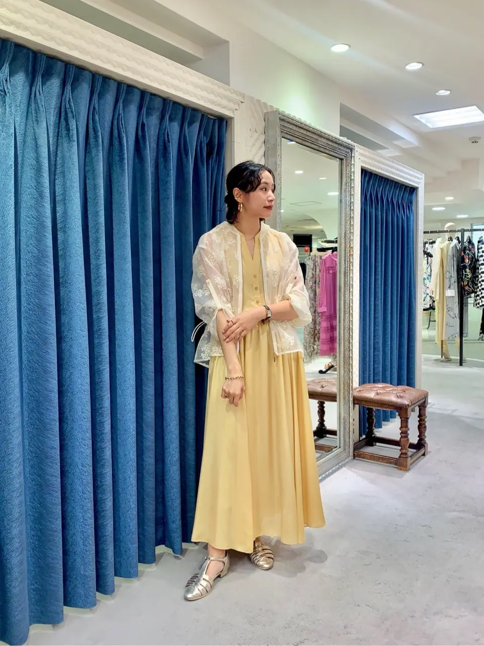 GRACE CONTINENTAL haruka iwasaki コーディネート画像