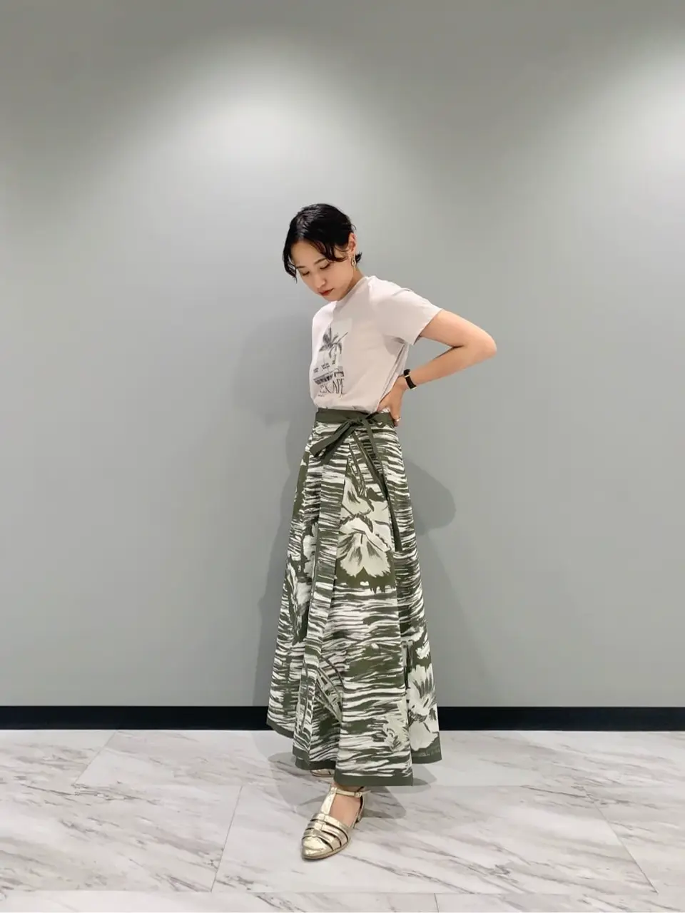 GRACE CONTINENTAL haruka iwasaki コーディネート画像