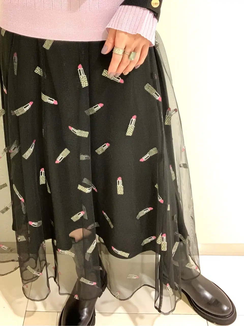 GRACE CONTINENTAL A.Kameyama コーディネート画像