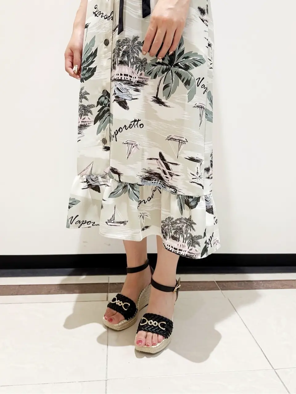 GRACE CONTINENTAL MORITA AI コーディネート画像