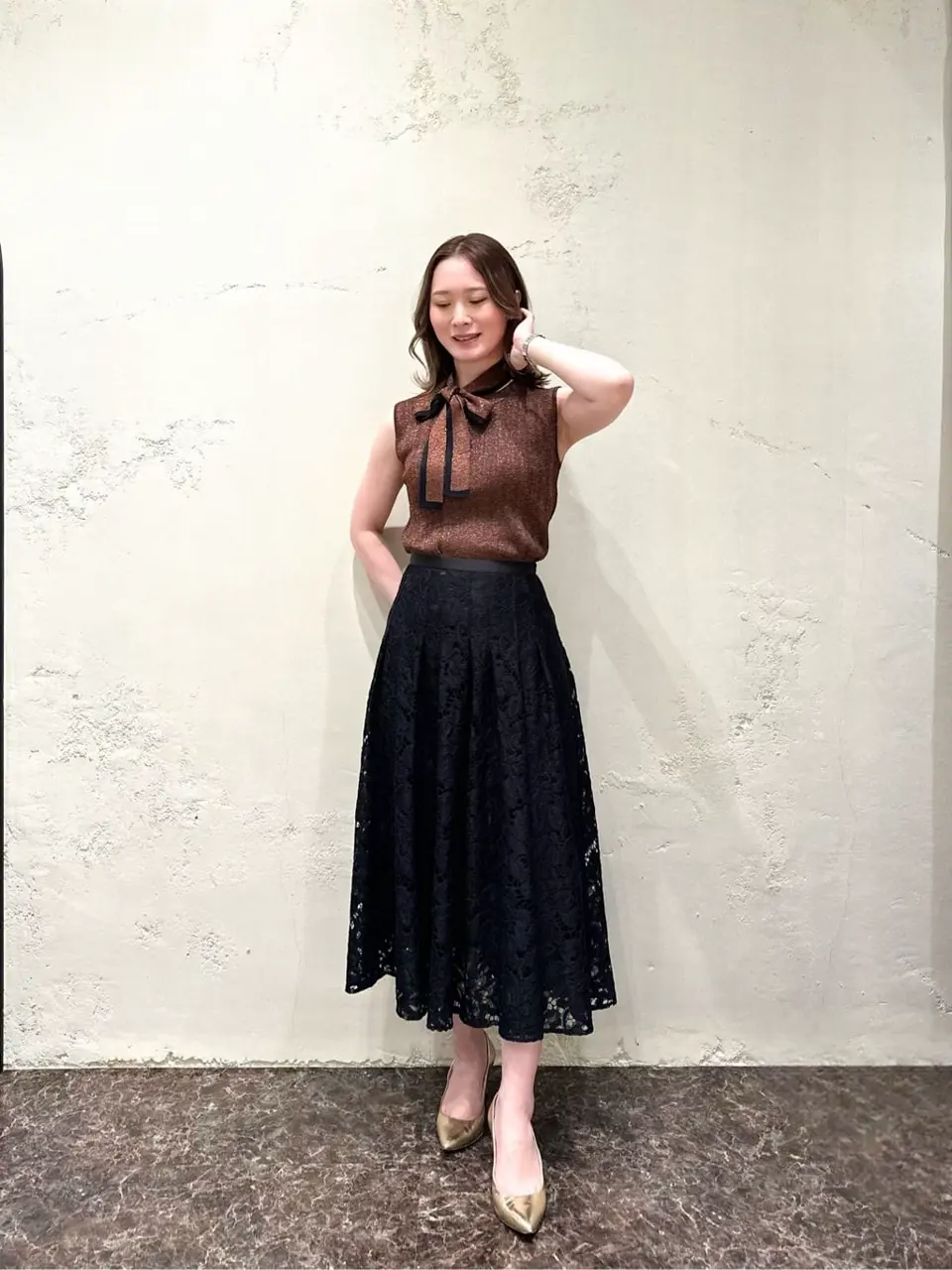 GRACE CONTINENTAL Kogane. コーディネート画像