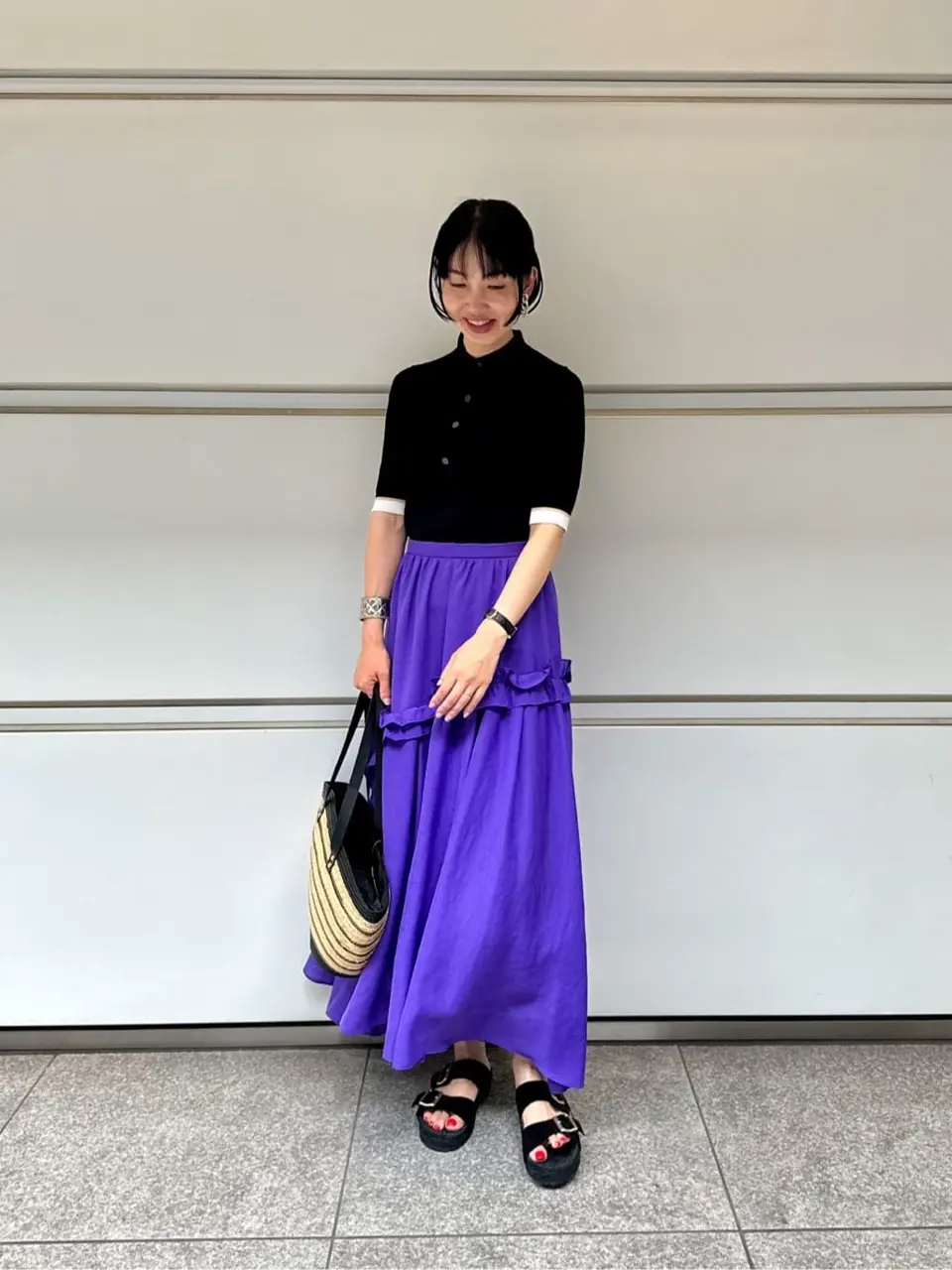 GRACE CONTINENTAL 尾田亜沙美 コーディネート画像