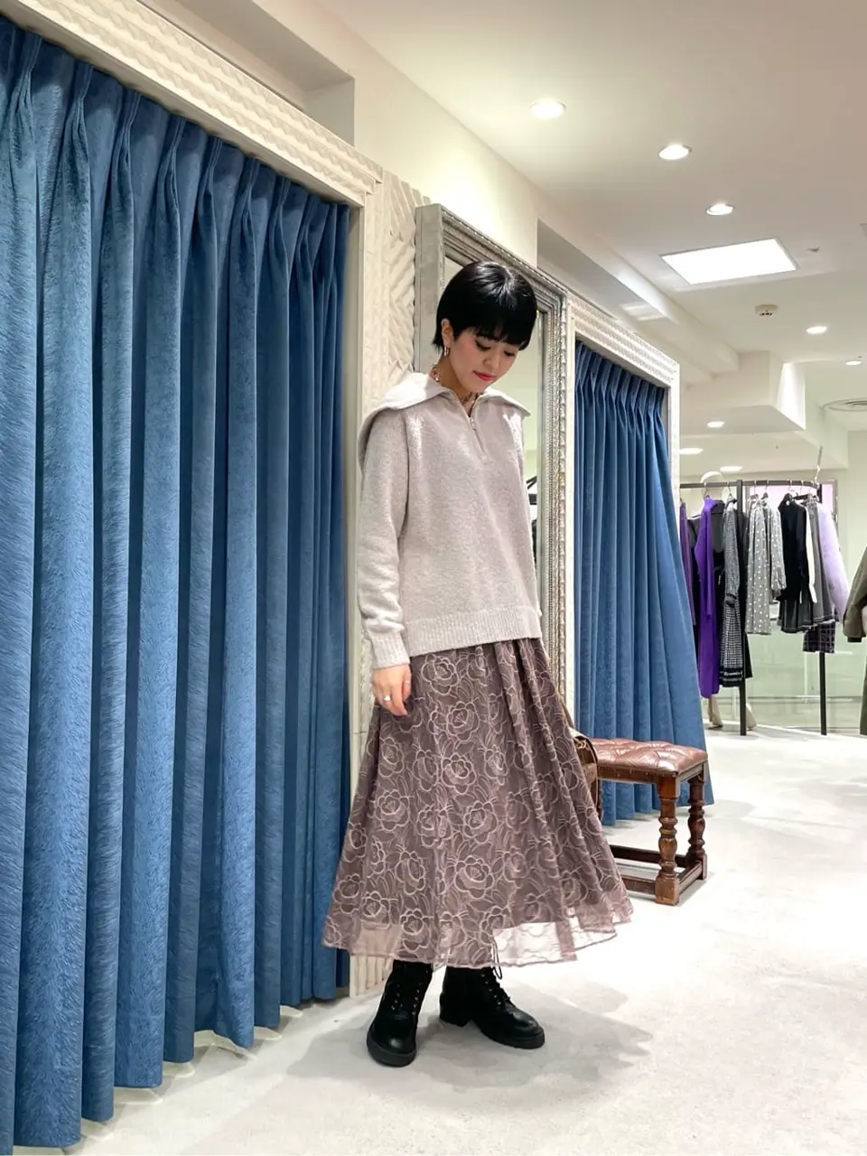 GRACE CONTINENTAL yoshi コーディネート画像