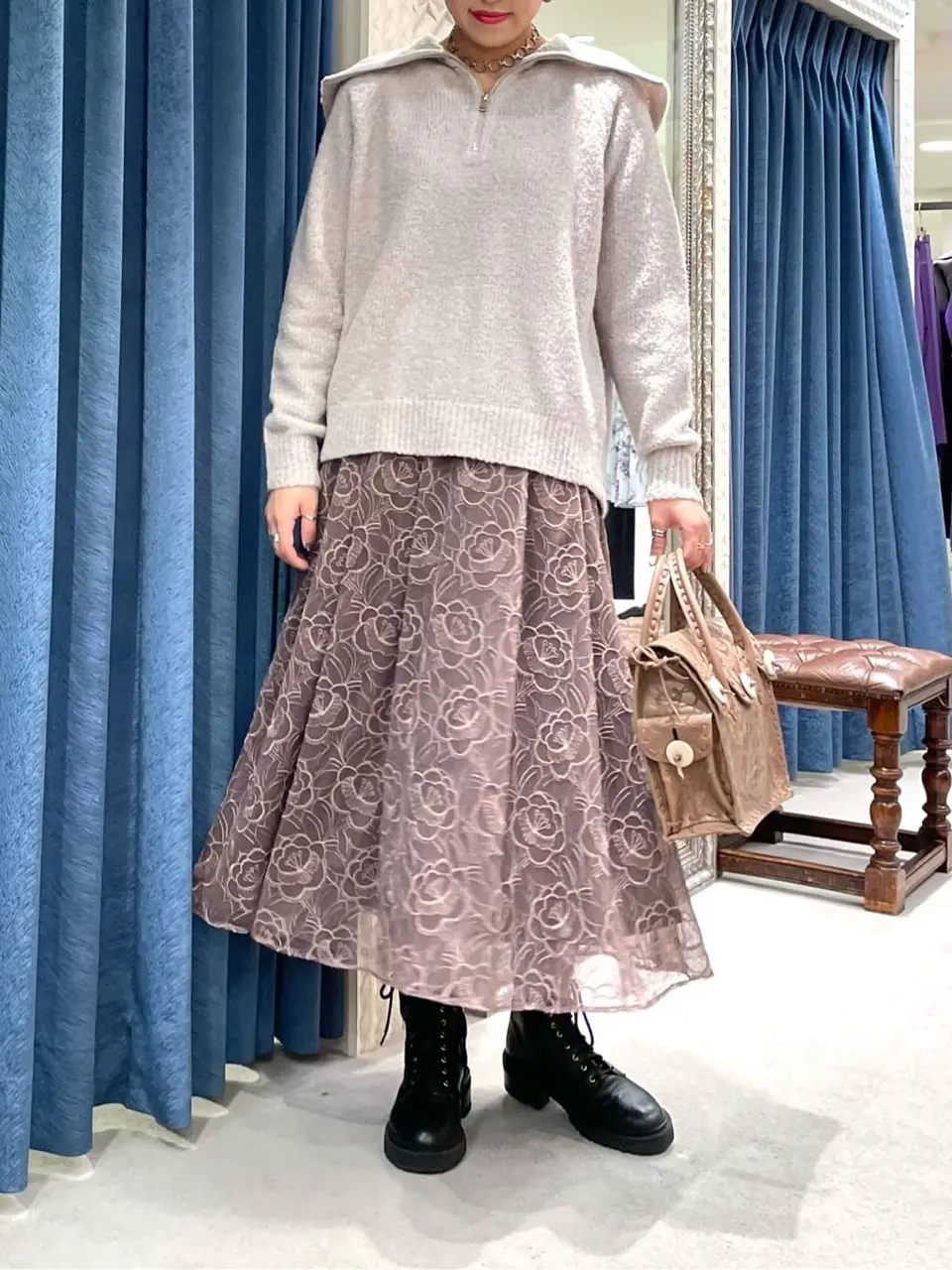 GRACE CONTINENTAL yoshi コーディネート画像