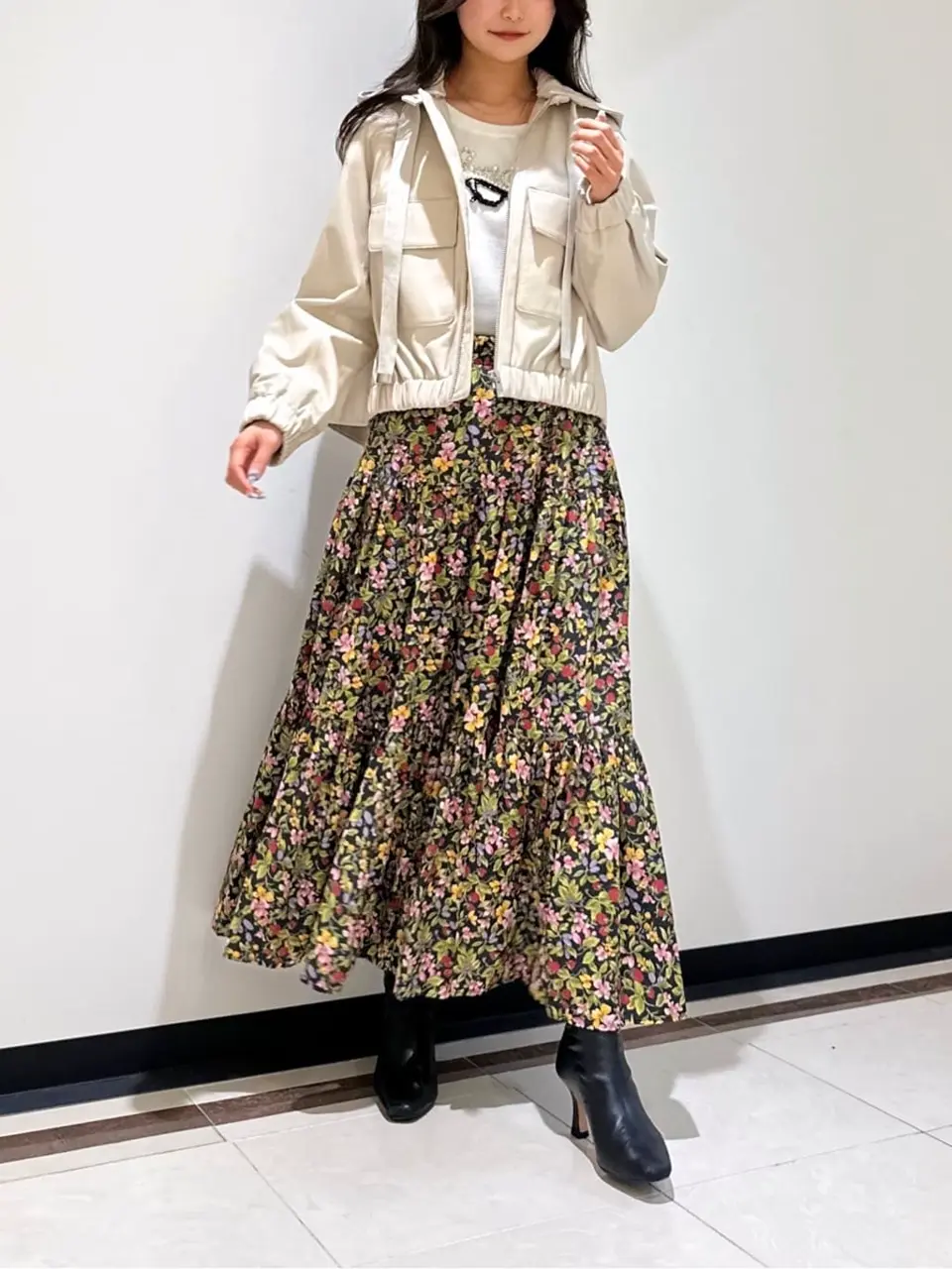 GRACE CONTINENTAL MORITA AI コーディネート画像