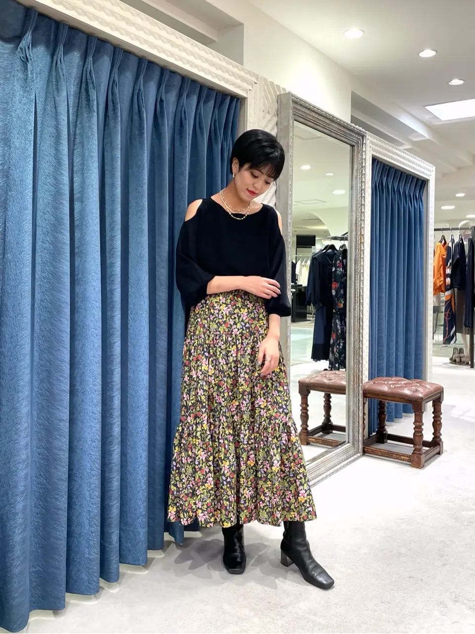 GRACE CONTINENTAL yoshi コーディネート画像