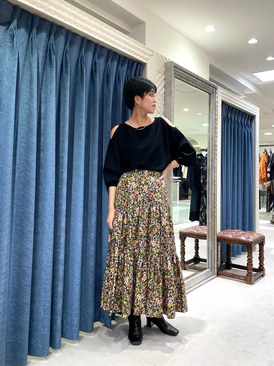 GRACE CONTINENTAL yoshi コーディネート画像