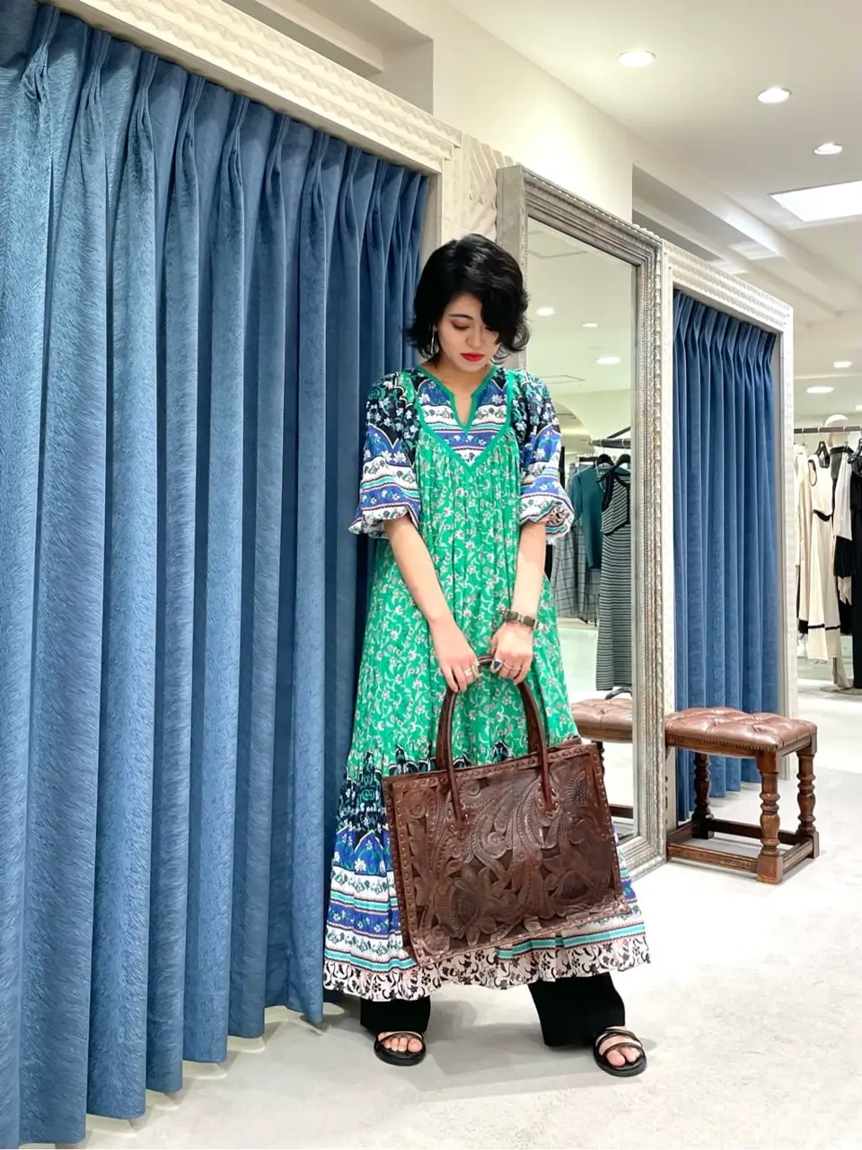 GRACE CONTINENTAL yoshi コーディネート画像