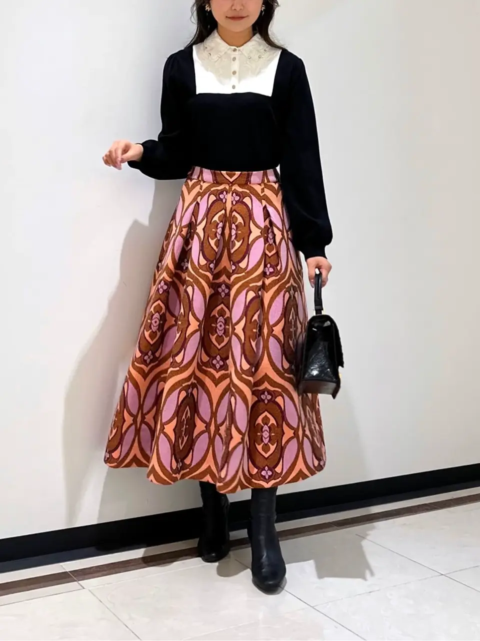 GRACE CONTINENTAL MORITA AI コーディネート画像