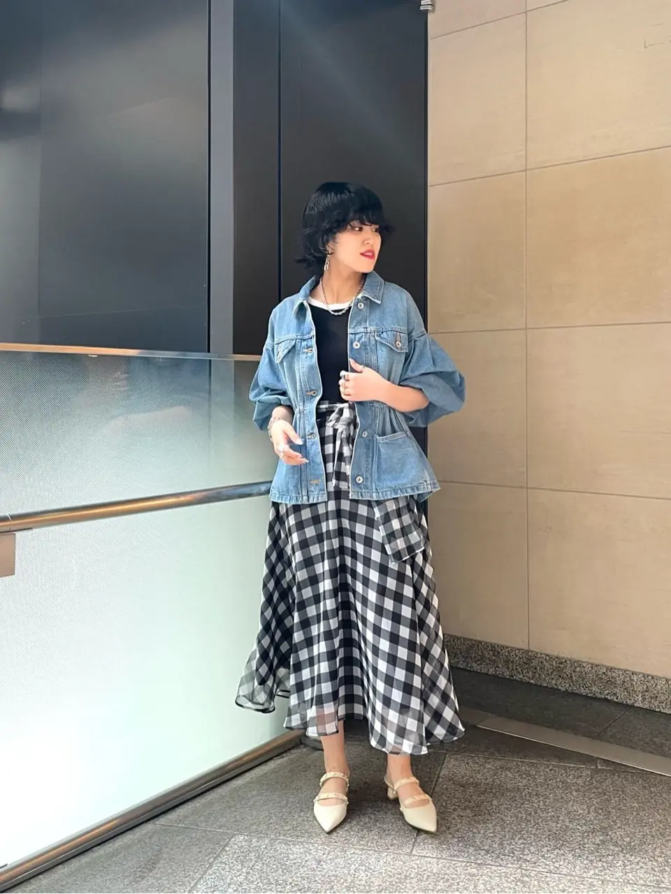 GRACE CONTINENTAL yoshi コーディネート画像