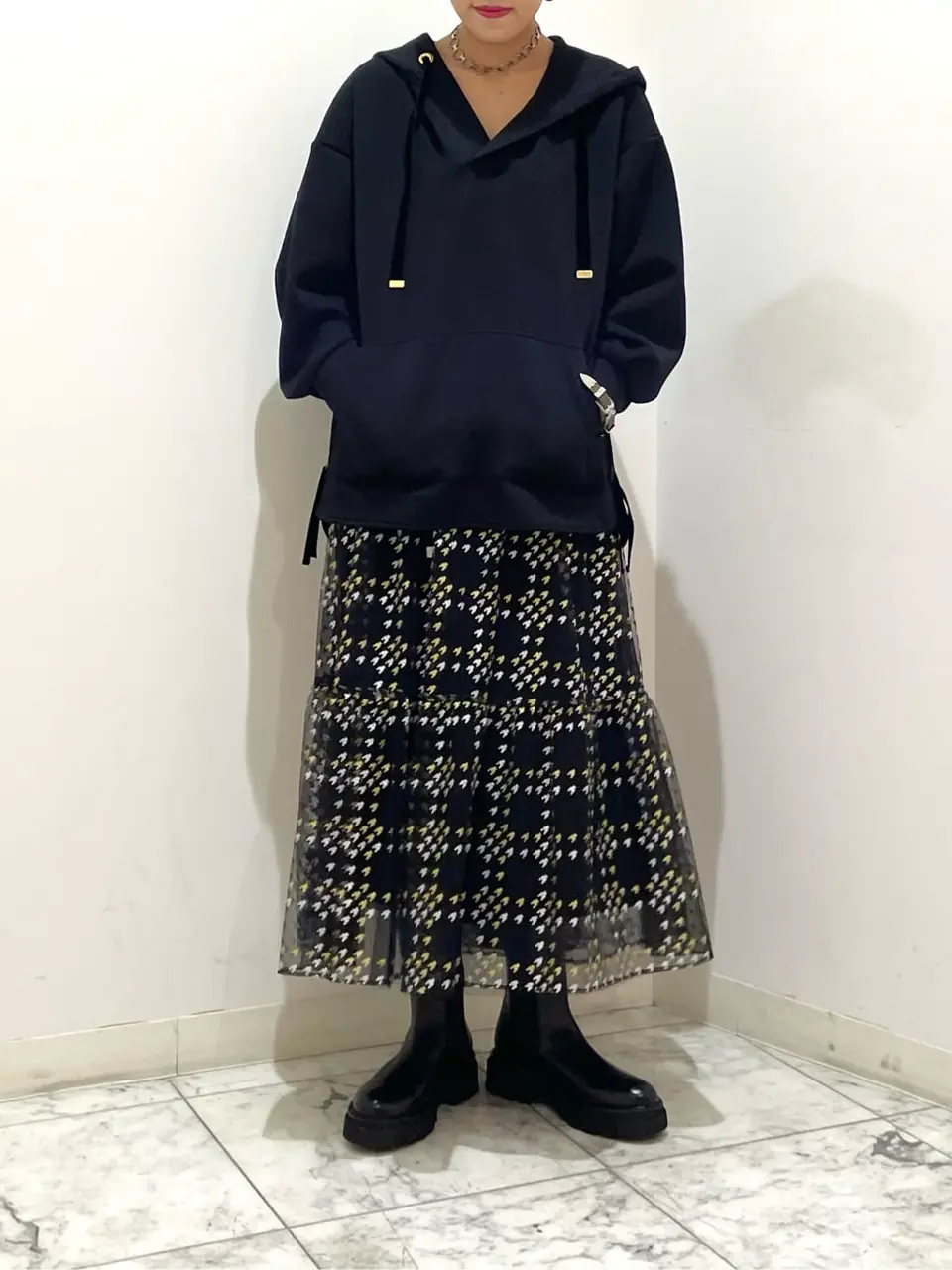 GRACE CONTINENTAL yoshi コーディネート画像