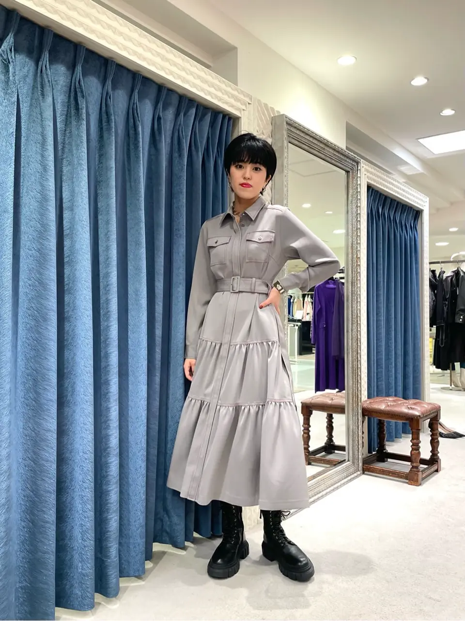 GRACE CONTINENTAL yoshi コーディネート画像