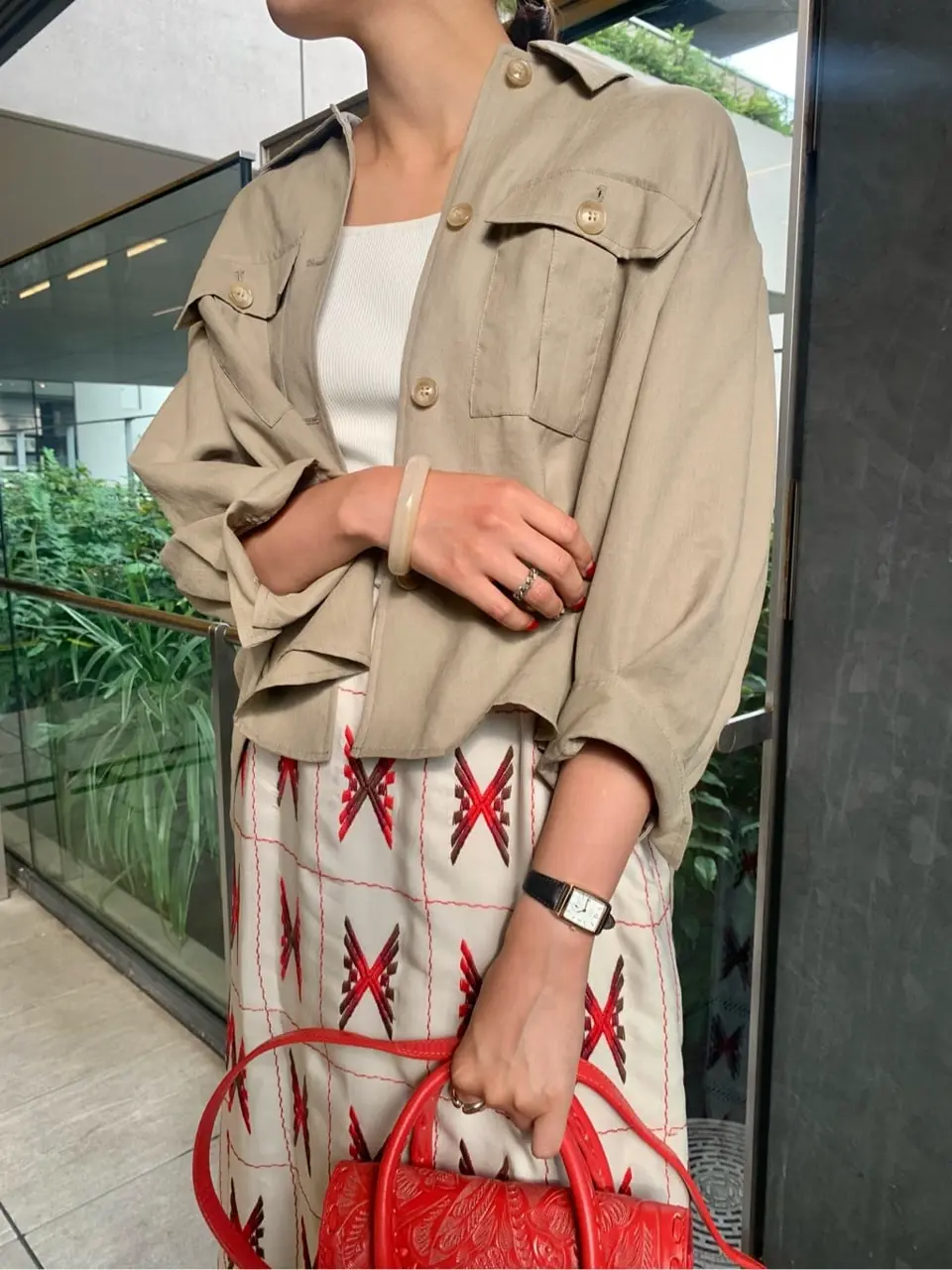 GRACE CONTINENTAL haruka iwasaki コーディネート画像