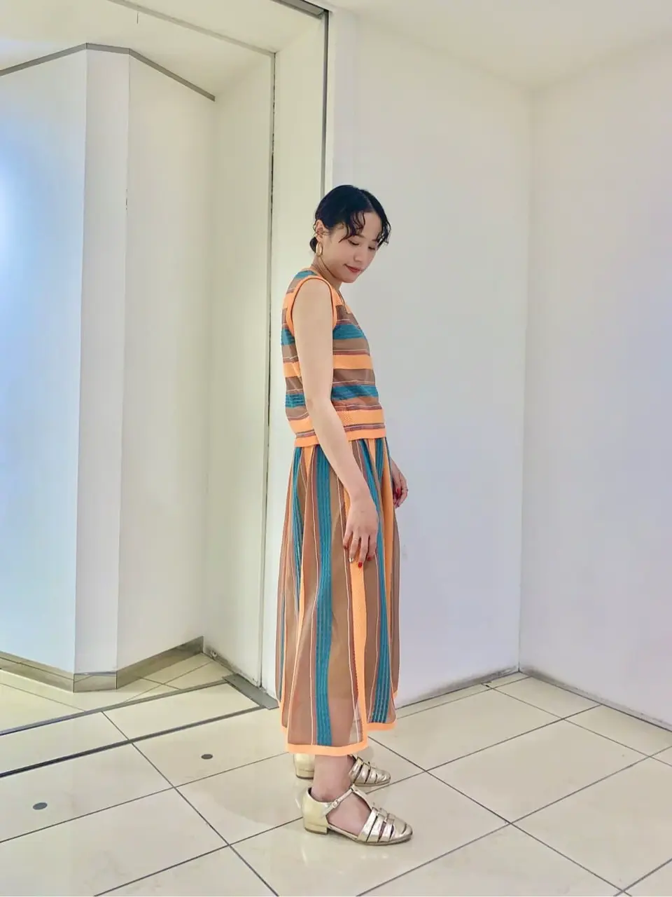 GRACE CONTINENTAL haruka iwasaki コーディネート画像