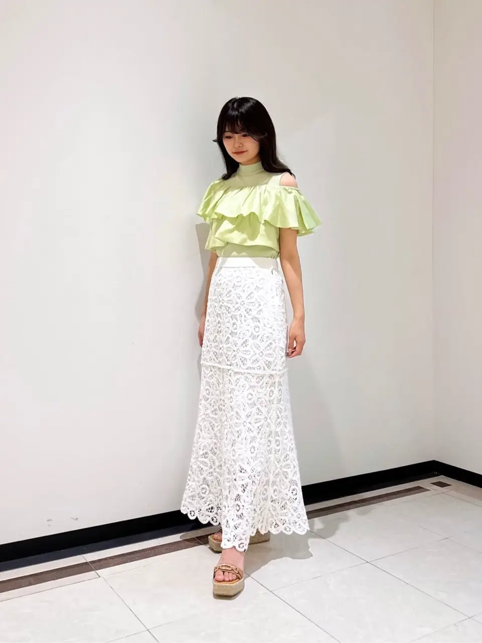 GRACE CONTINENTAL MORITA AI コーディネート画像