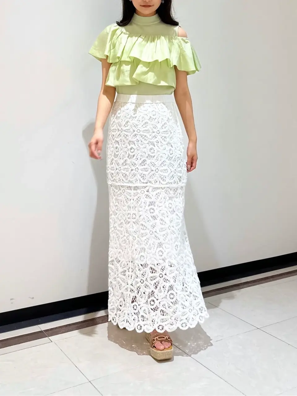 GRACE CONTINENTAL MORITA AI コーディネート画像