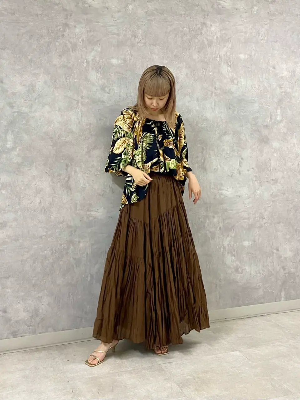 GRACE CONTINENTAL Abe コーディネート画像