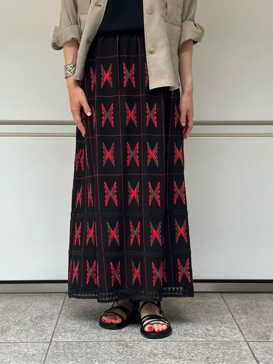 GRACE CONTINENTAL 尾田亜沙美 コーディネート画像