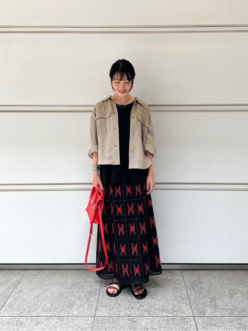 GRACE CONTINENTAL 尾田亜沙美 コーディネート画像