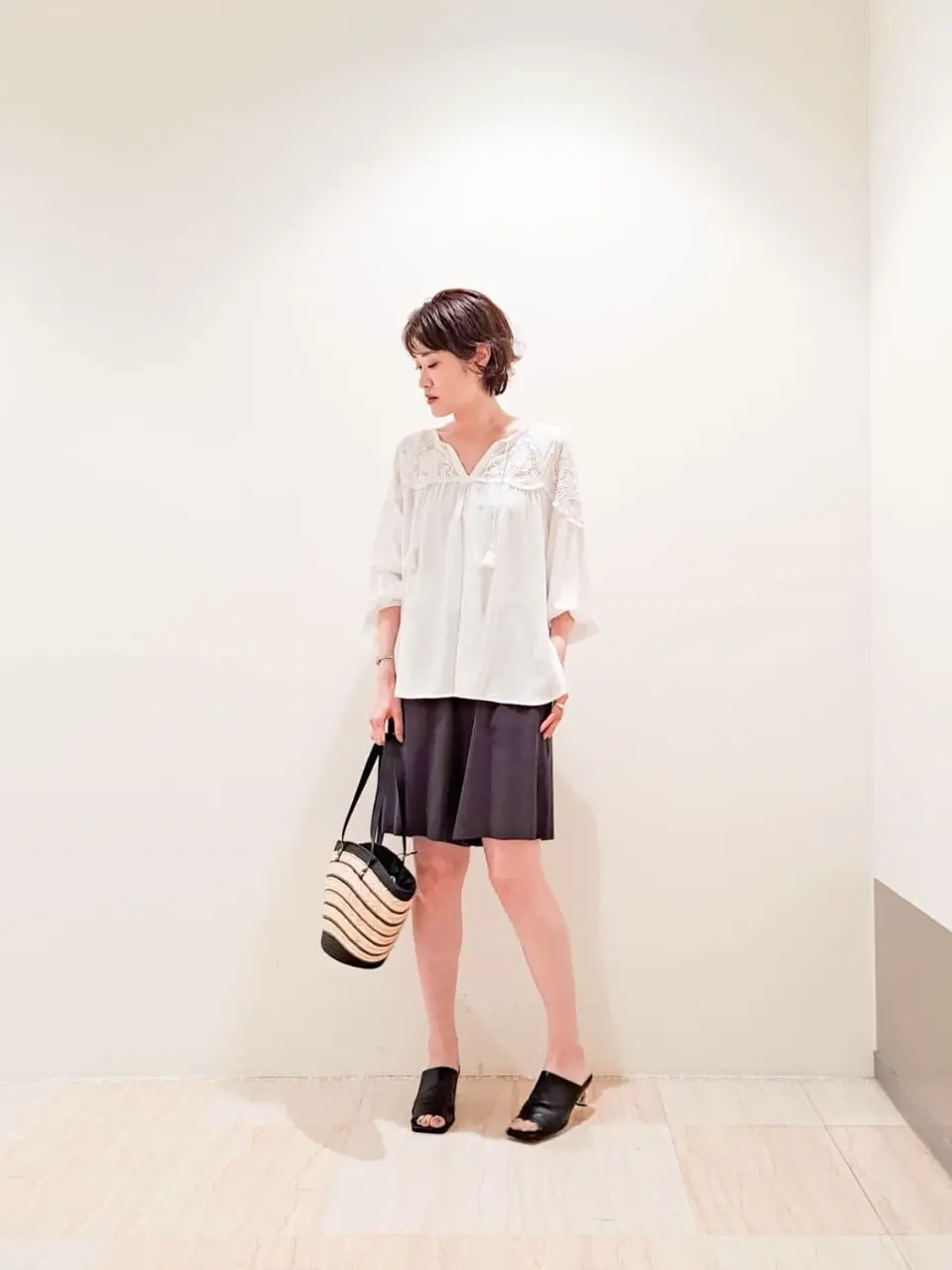 ハーフニットパンツ / GRACE CONTINENTAL | GRACE CONTINENTAL