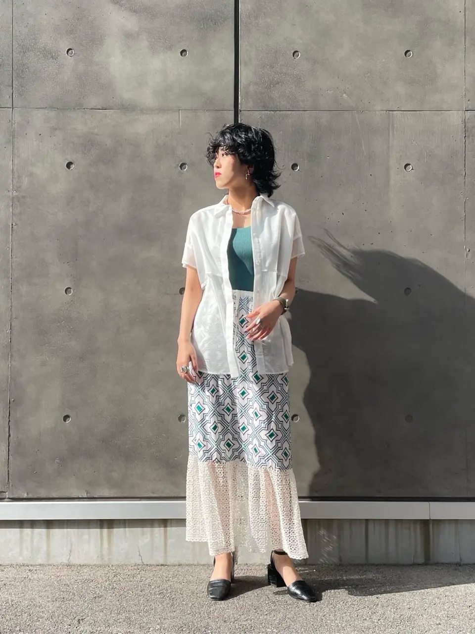 GRACE CONTINENTAL yoshi コーディネート画像