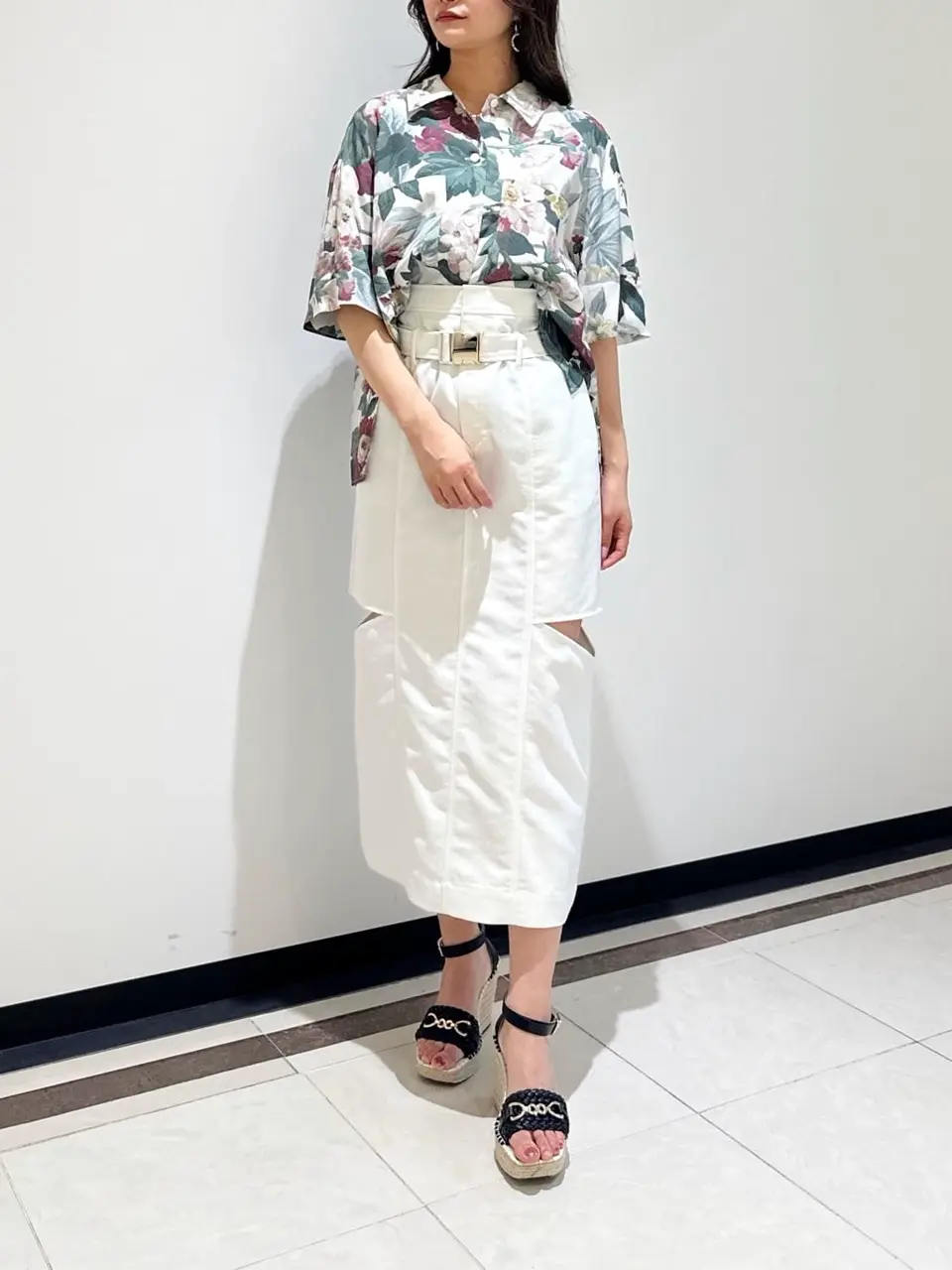 GRACE CONTINENTAL MORITA AI コーディネート画像