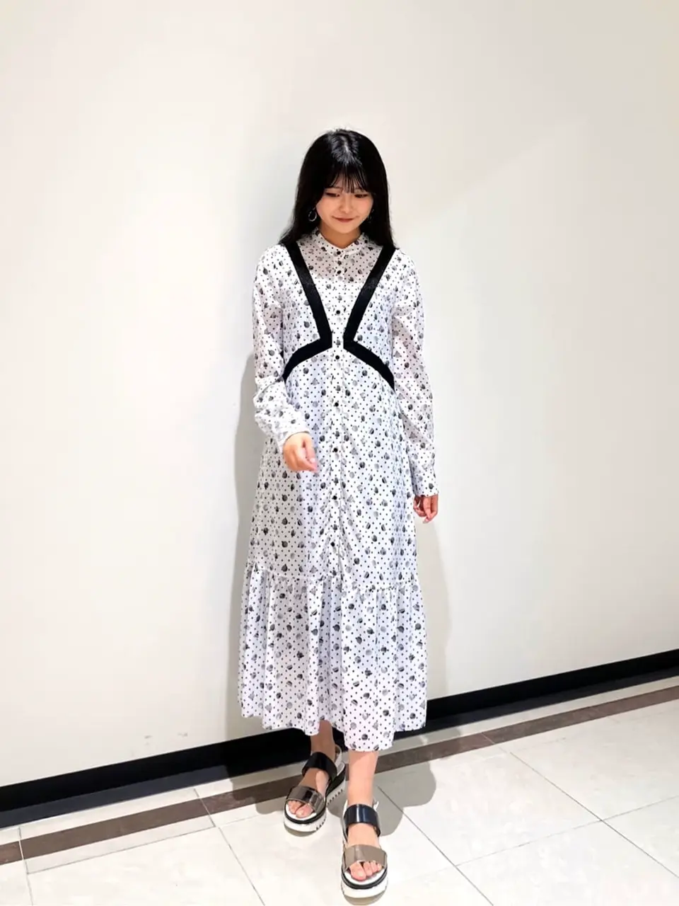 GRACE CONTINENTAL MORITA AI コーディネート画像