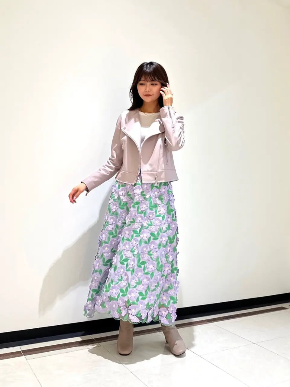 GRACE CONTINENTAL MORITA AI コーディネート画像