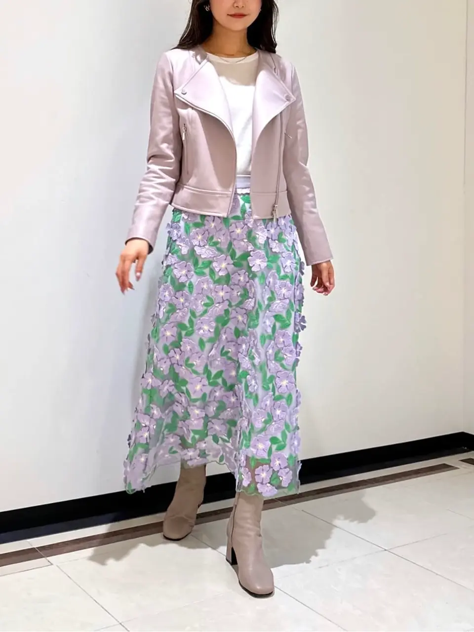 GRACE CONTINENTAL MORITA AI コーディネート画像