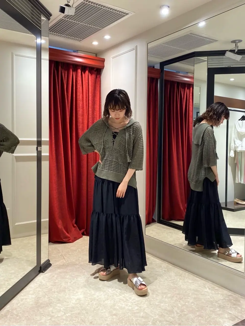 GRACE CONTINENTAL Abe コーディネート画像