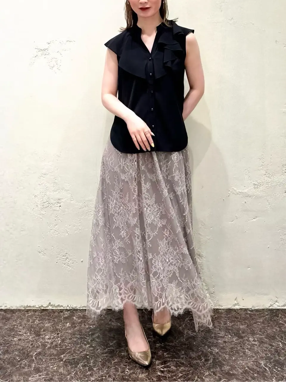 GRACE CONTINENTAL Kogane. コーディネート画像