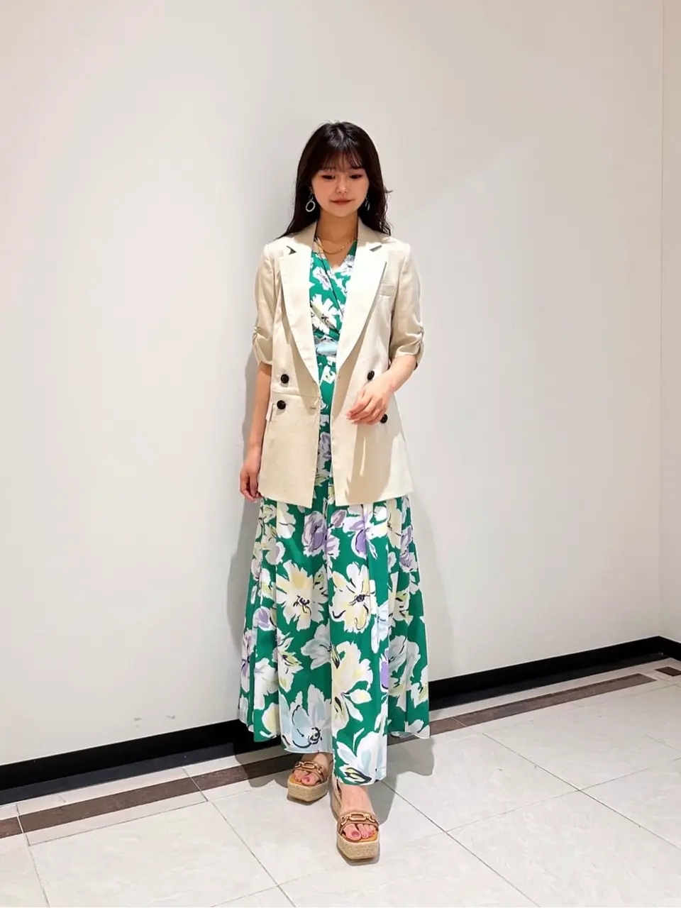 GRACE CONTINENTAL MORITA AI コーディネート画像