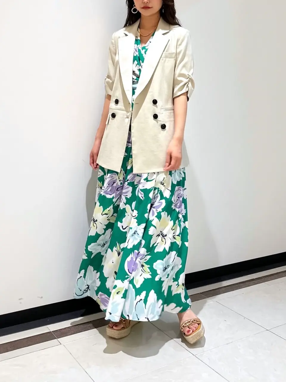 GRACE CONTINENTAL MORITA AI コーディネート画像