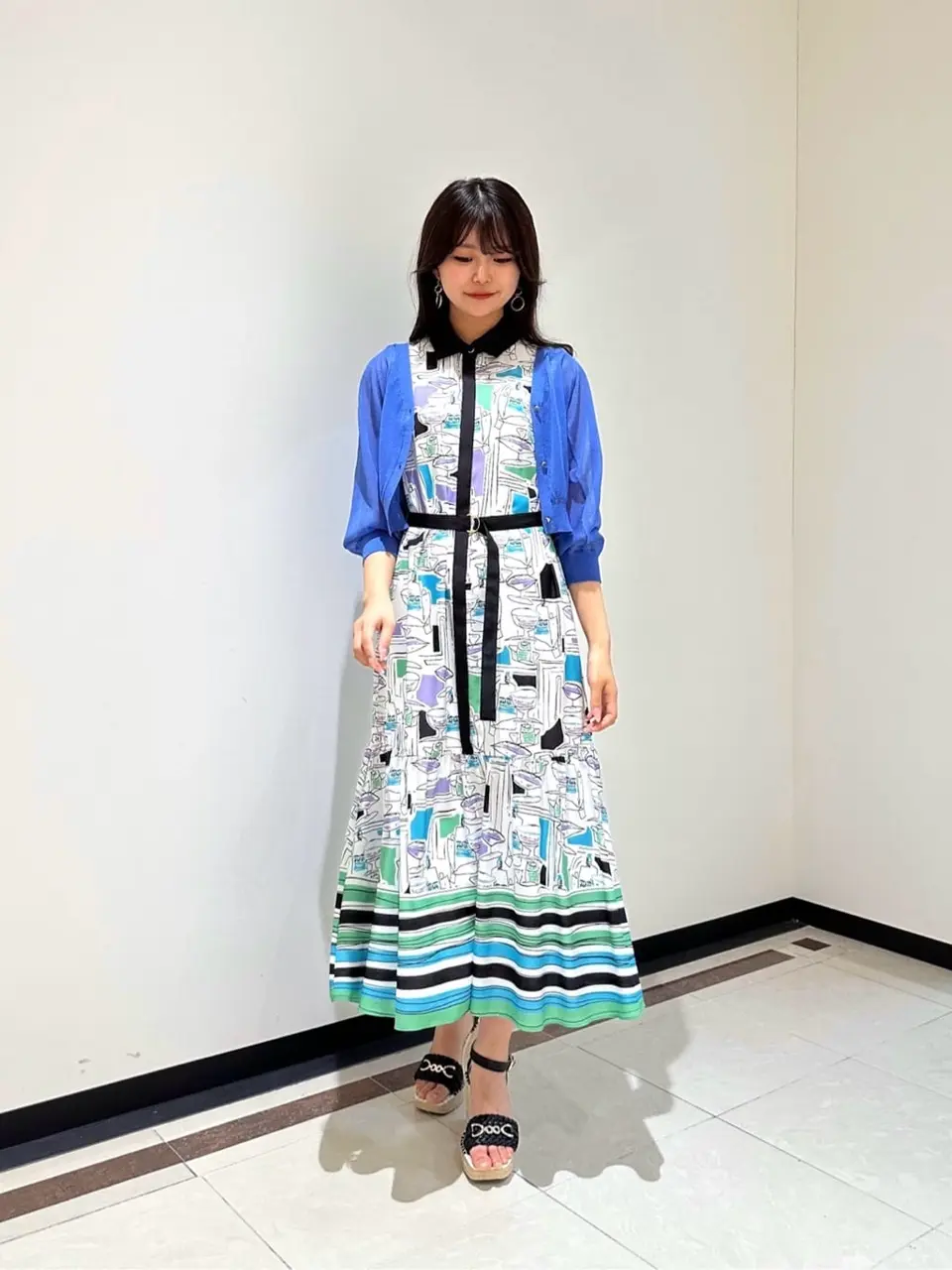 GRACE CONTINENTAL MORITA AI コーディネート画像